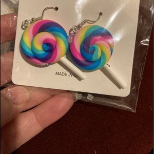 Pink Lolipop Earrings